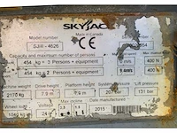 2015 skyjack sj iii 4626 hoogwerker - afbeelding 20 van  20