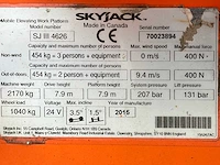 2015 skyjack sj iii 4626 hoogwerker - afbeelding 28 van  34