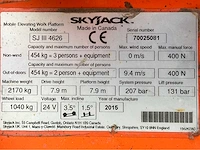 2015 skyjack sj iii 4626 hoogwerker - afbeelding 28 van  34