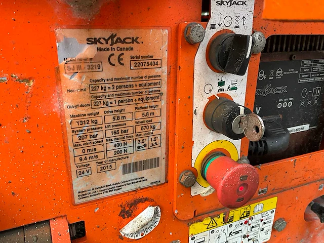2015 skyjack sjiii3219 hoogwerker - afbeelding 5 van  13