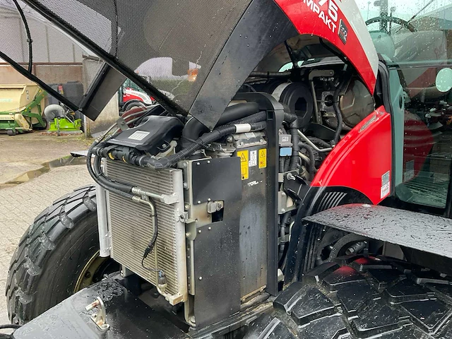 2015 steyr 4075 kompact vierwielaangedreven landbouwtractor met ransomes kooimaaier. - afbeelding 2 van  57
