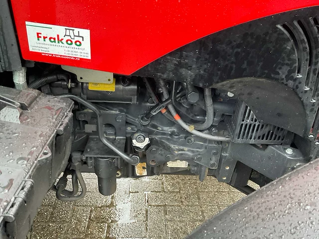 2015 steyr 4075 kompact vierwielaangedreven landbouwtractor met ransomes kooimaaier. - afbeelding 6 van  57