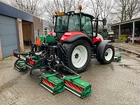 2015 steyr 4075 kompact vierwielaangedreven landbouwtractor met ransomes kooimaaier. - afbeelding 23 van  57