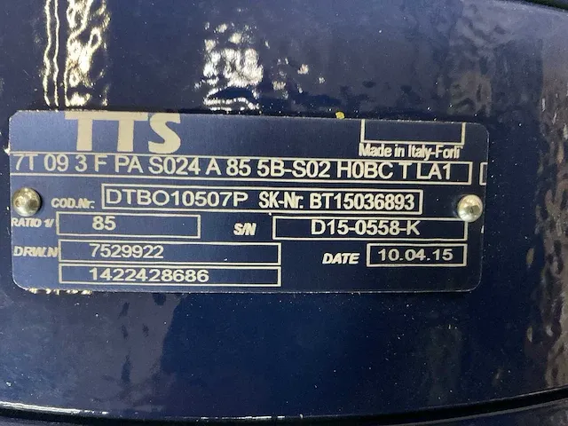 2015 tts 7t 09 3 f pa s024 a 85 5b-s02h0bc t la1 hydraulische pomp met eindvertraging “ ongebruikt” - afbeelding 14 van  17