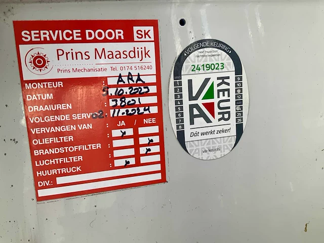 2015 unicarriers ag1n1l18q vorkheftruck - afbeelding 16 van  28