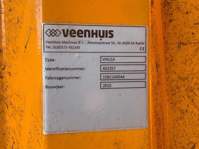 2015 veenhuis vhu14 mestdroger met transport band. - afbeelding 33 van  39