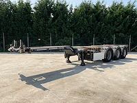 2015 vlastuin d-tec ft-ls-s uitschuifbare container chassis oplegger - afbeelding 1 van  28