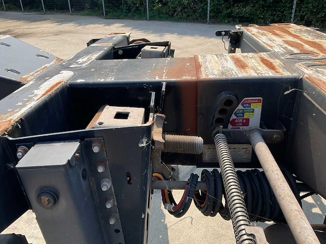 2015 vlastuin d-tec ft-ls-s uitschuifbare container chassis oplegger - afbeelding 21 van  28