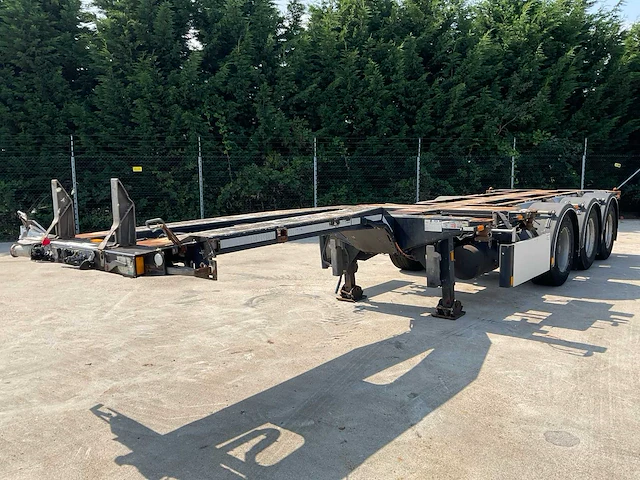 2015 vlastuin d-tec ft-ls-s uitschuifbare container chassis oplegger - afbeelding 23 van  28