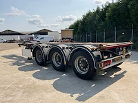 2015 vlastuin d-tec ft-ls-s uitschuifbare container chassis oplegger - afbeelding 25 van  28