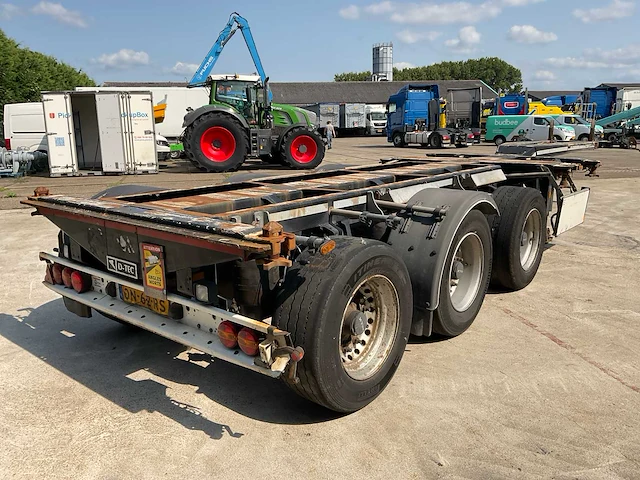2015 vlastuin d-tec ft-ls-s uitschuifbare container chassis oplegger - afbeelding 27 van  28