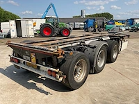 2015 vlastuin d-tec ft-ls-s uitschuifbare container chassis oplegger - afbeelding 27 van  28