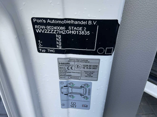 2015 volkswagen transporter kombi 2.0tdi h1 personenauto - afbeelding 21 van  32