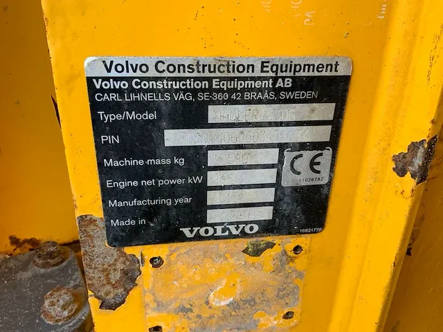 2015 volvo a30g dumper - afbeelding 51 van  55