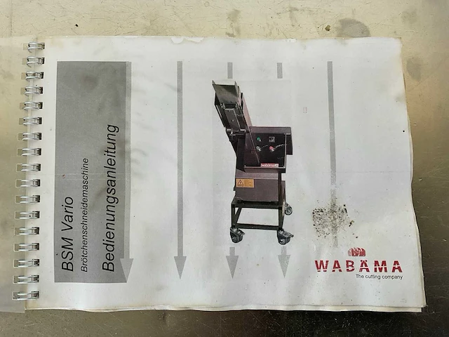 2015 wabäma bsm vario broodjes-snijmachine - afbeelding 9 van  9