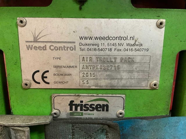 2015 weed control trolley pack onkruidbrander - afbeelding 8 van  9