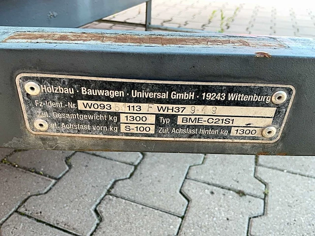 2015 weiro holzbau bauwagen rasant 350 schaft aanhangwagen - afbeelding 17 van  17