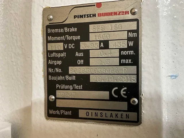 2015 wölfer modrf 225l-4b/sfb1601 elektromotor - afbeelding 6 van  10