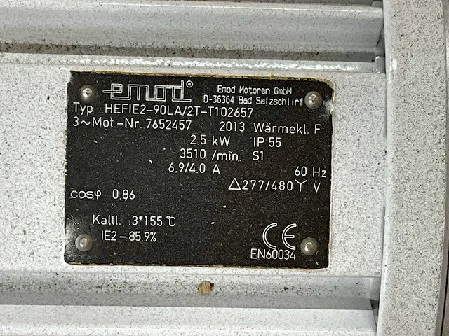 2015 wölfer modrf 225l-4b/sfb1601 elektromotor - afbeelding 9 van  10