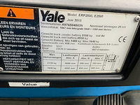 2015 yale erp25vl vorkheftruck - afbeelding 11 van  20