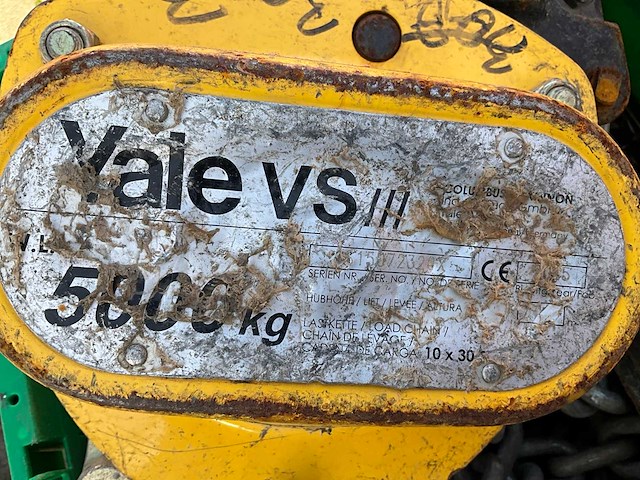 2015 yale vs iii kettingtakel - afbeelding 7 van  7