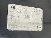 2015 yale yc3 balkklem (2x) - afbeelding 4 van  5