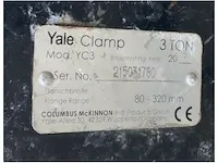 2015 yale yc3 balkklem (2x) - afbeelding 4 van  5