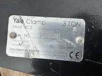 2015 yale yc5 balkklem (2x) - afbeelding 5 van  5