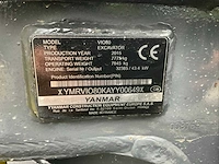 2015 yanmar vio80 midigraafmachine - afbeelding 26 van  32