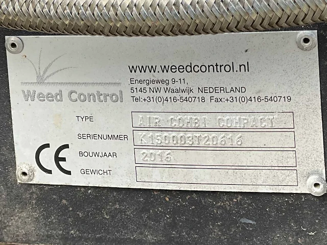 2016 2016 kersten / weed control tractton compact / air combi compact overig bos- en tuingereedschap - afbeelding 19 van  26