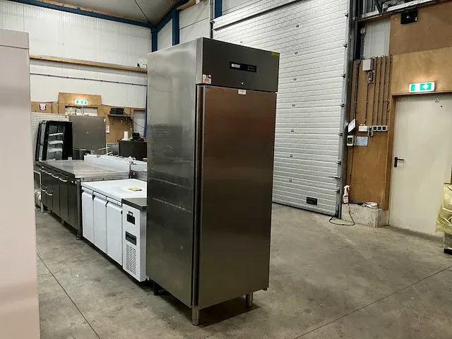 2016 afinox mkg 70 green rvs vrieskast - afbeelding 1 van  7