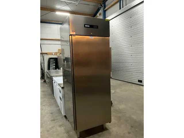 2016 afinox mkg 70 green rvs vrieskast - afbeelding 3 van  7
