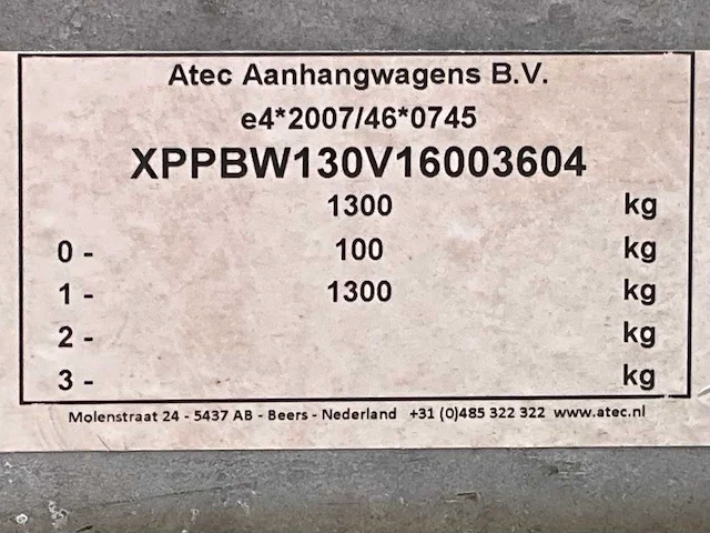 2016 atec eb2 2-1 groenaanhangwagen - afbeelding 12 van  12