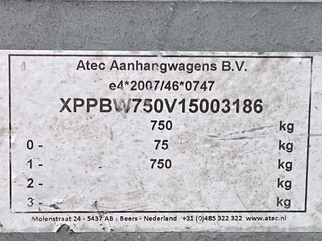 2016 atec eo1300 aanhangwagen - afbeelding 6 van  14