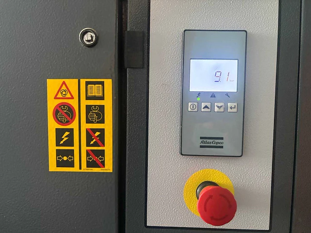 2016 atlas copco g11ff schroefcompressor - afbeelding 6 van  10