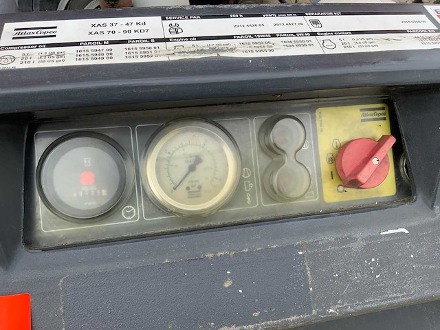 2016 atlas copco xas47 kd st3a compressor aanhangwagen - afbeelding 16 van  16