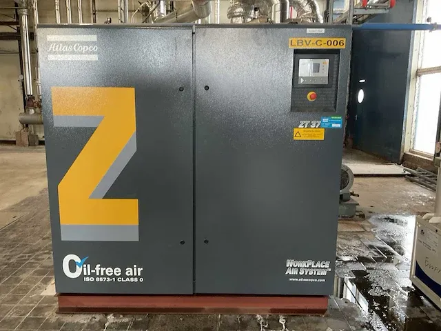 2016 atlas copco zt37 airpower luchtcompressor - afbeelding 4 van  11