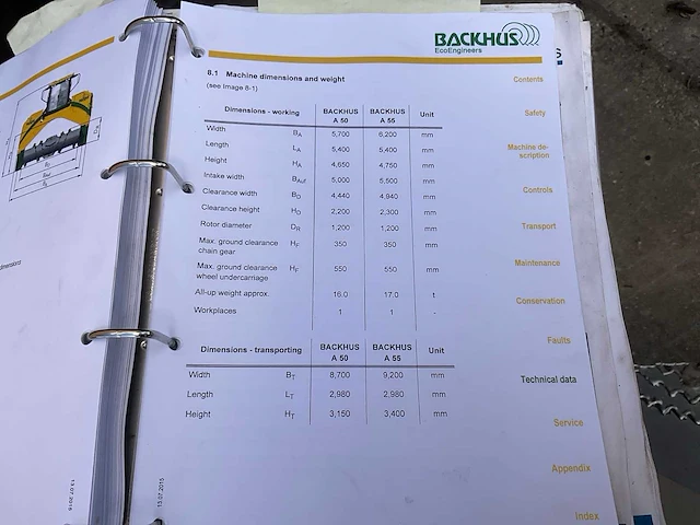 2016 backhus a 55 compost omzetter - afbeelding 31 van  41