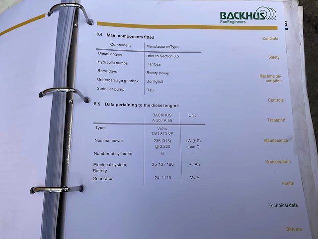 2016 backhus a 55 compost omzetter - afbeelding 33 van  41