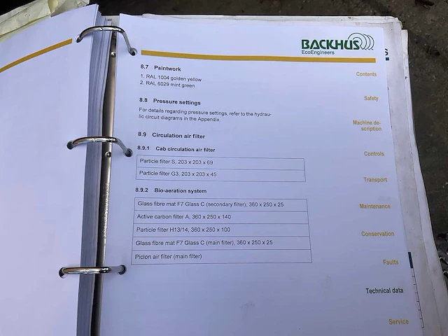2016 backhus a 55 compost omzetter - afbeelding 36 van  41
