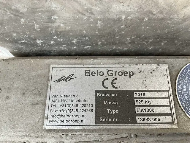 2016 belo mk1000 + mzbh2000 werkbank - afbeelding 13 van  15