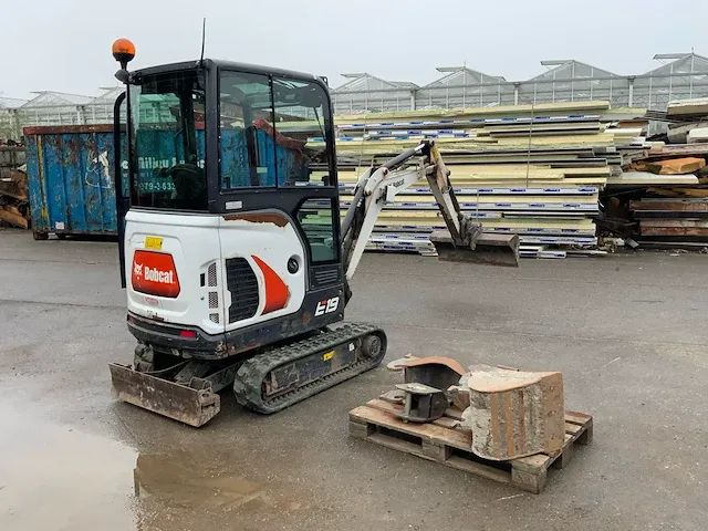 2016 bobcat e 19 rups graafmachine - afbeelding 10 van  15