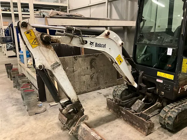 2016 bobcat e 19 rups graafmachine - afbeelding 13 van  15