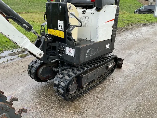 2016 bobcat e10 aaem minigraafmachine - afbeelding 14 van  15