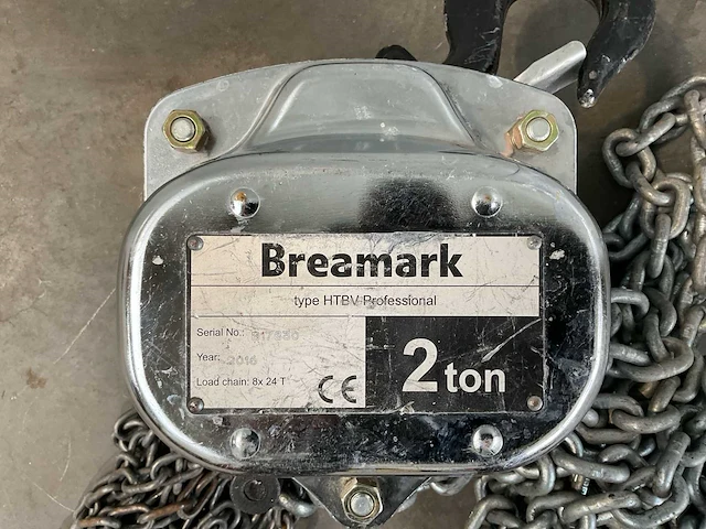 2016 breamark 2 ton kettingtakel - afbeelding 2 van  2