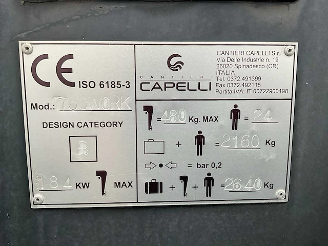 2016 capelli t750work b rib boot - afbeelding 18 van  26