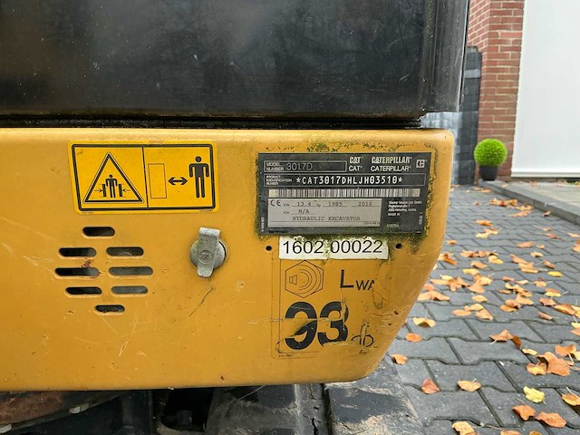2016 cat 301.7d minigraafmachine - afbeelding 7 van  26