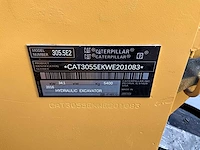 2016 caterpillar 305.5e2 midigraafmachine - afbeelding 22 van  29