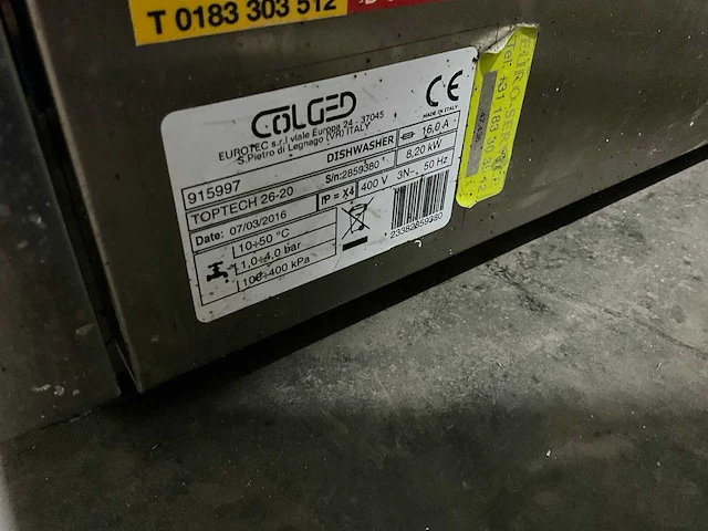 2016 colged 915997 vaatwasmachine - afbeelding 8 van  8