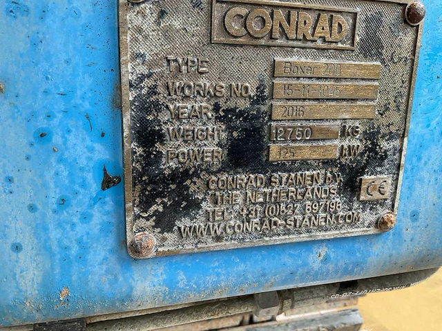 2016 conrad boxer 200 mobiele boorinstallatie - afbeelding 18 van  25